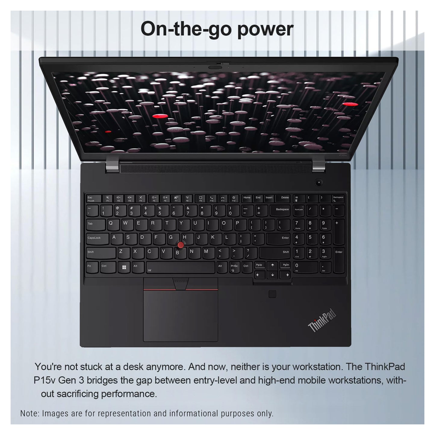Lenovo ThinkPad P15v Gen 3 Laptop, i7-12800H, 15.6" FHD, RTXA2000, W11Pro
