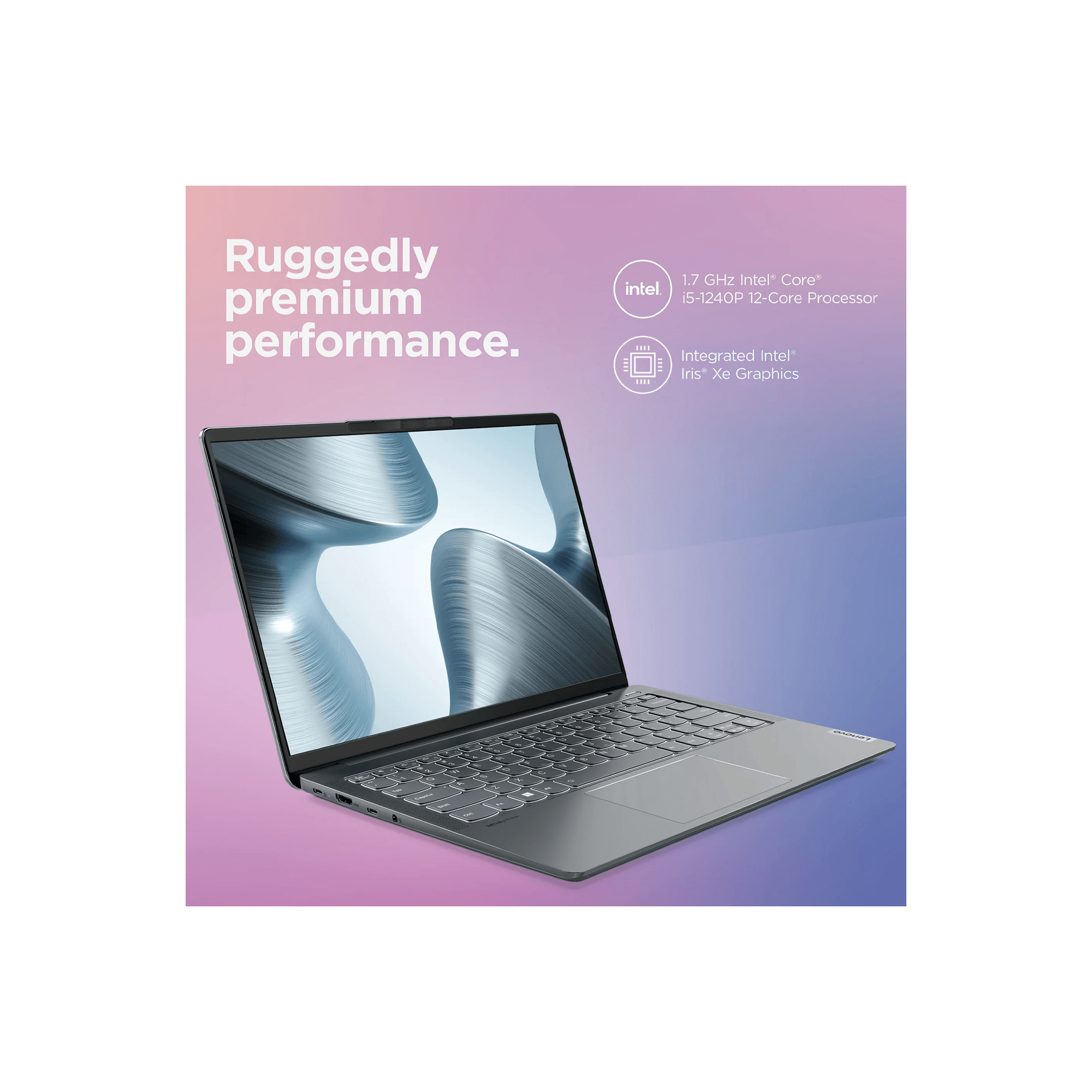 Lenovo IdeaPad 5 Pro Laptop, Intel Core i5-1240P, 14" 2.2K(2240 x 1400) Touch, Windows 11 Home