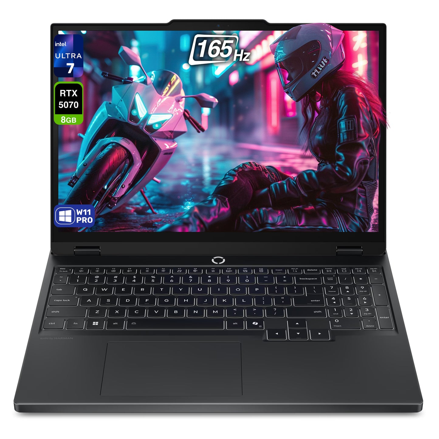 Lenovo Legion 5i Gen 10 Gaming Laptop, Ultra 7-255HX, 15.1" WQXGA (2560x1600) RTX 5070