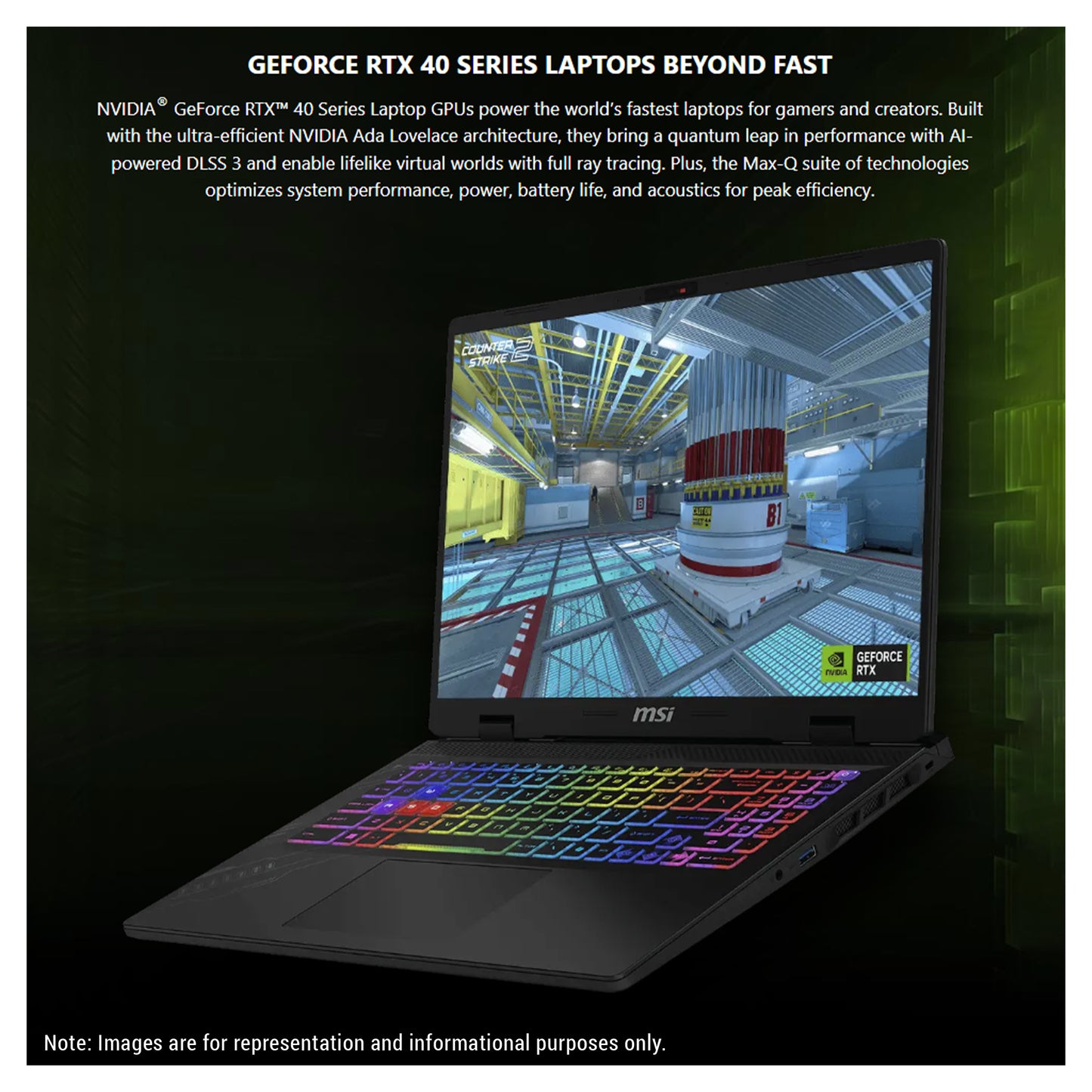 MSI Crosshair Gaming Laptop, i7-14650HX, 16" FHD+ (1920x1200) 144Hz, RTX4070