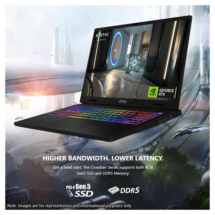 MSI Crosshair Gaming Laptop, i7-14650HX, 16" FHD+ (1920x1200) 144Hz, RTX4070