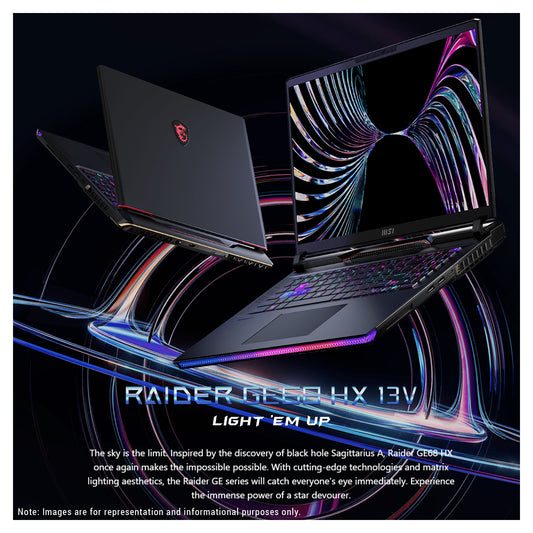 MSI Raider Gaming Laptop, i9-14900HX, 16" FHD+, RTX4070