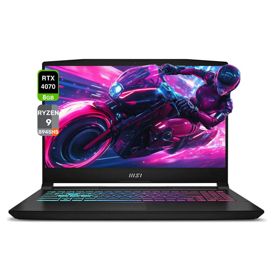 MSI Katana 15 Gaming Laptop, Ryzen 9 8945HS, RTX4070 (Used-Very Good)