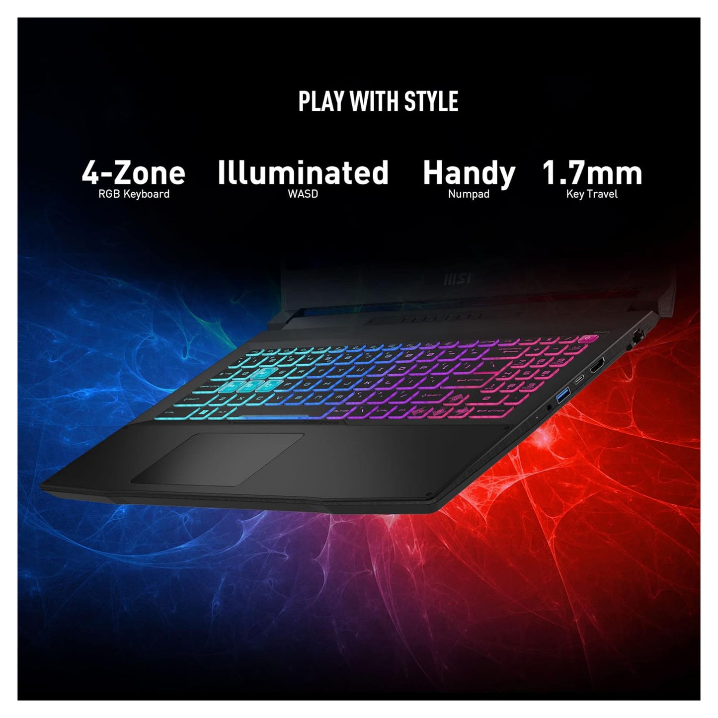 MSI Katana 15 Gaming Laptop, i7-13620H, RTX4070, 15.6" QHD (2560x1440) 165Hz (Used-Like New)