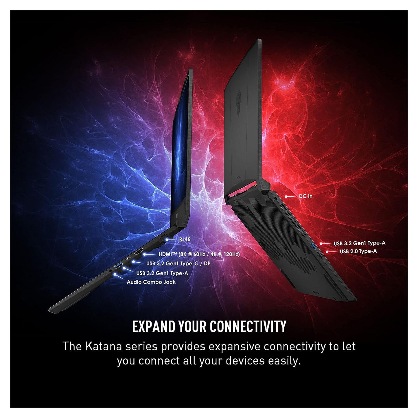 MSI Katana 15 Gaming Laptop, i7-13620H, RTX4070, 15.6" QHD (2560x1440) 165Hz (Used-Like New)