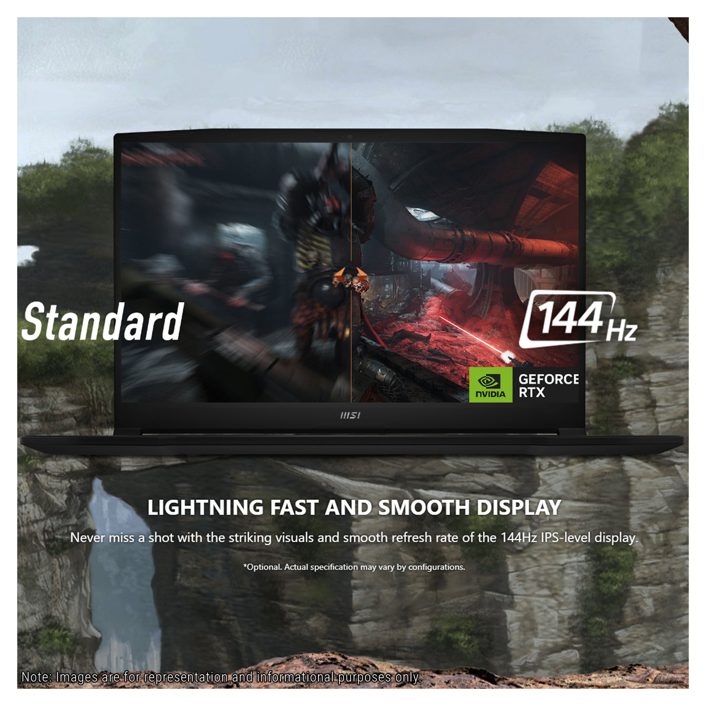 MSI Katana A15 AI Gaming Laptop, Ryzen 7 8845HS, 15.6" FHD, RTX4070, W11Home