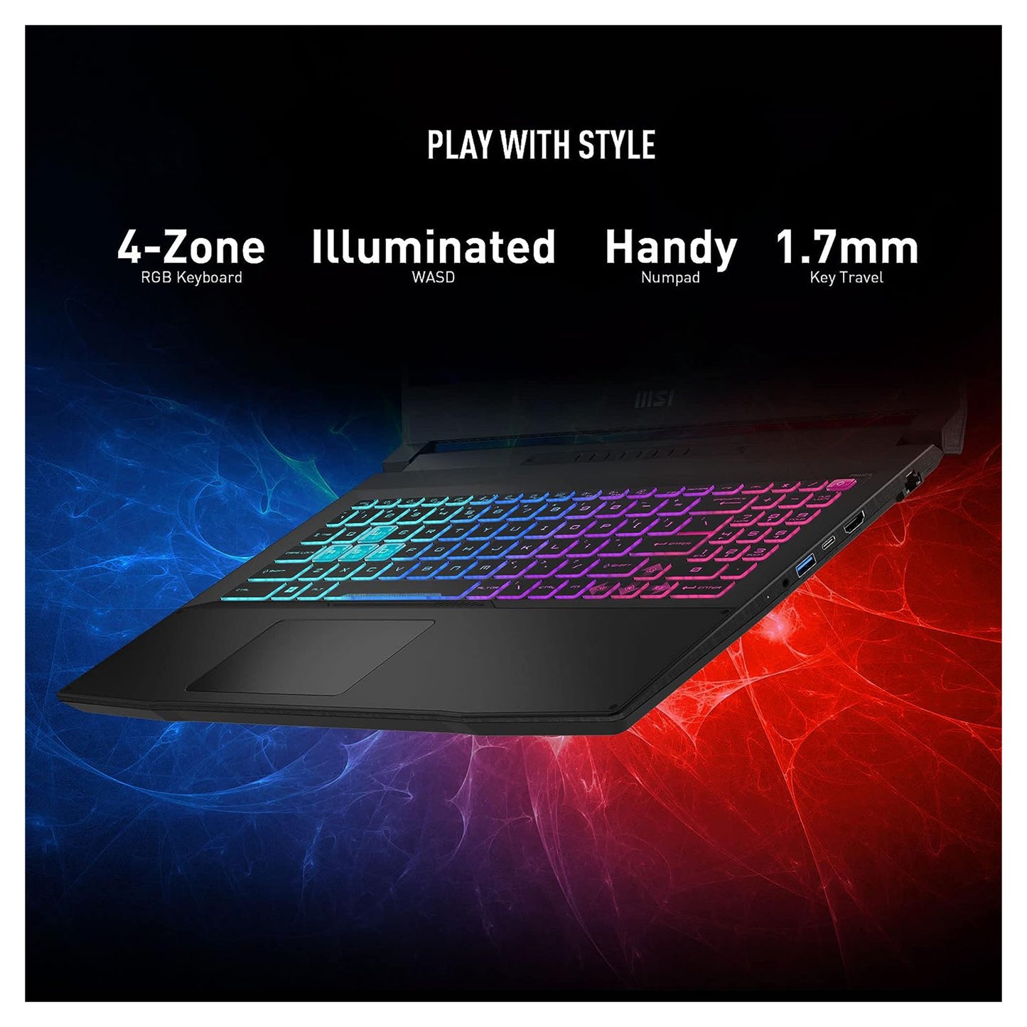 MSI Katana A17 AI Gaming Laptop, Ryzen 9 8945HS, 17.3" FHD (1920x1080), RTX4060