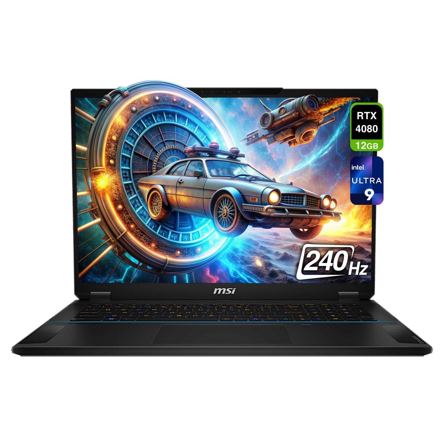 MSI Stealth 18 AI Studio Gaming Laptop, Ultra 9-185H, 18” QHD+ (2560x1600) 240Hz, RTX4080, W11Home (Used-Good)
