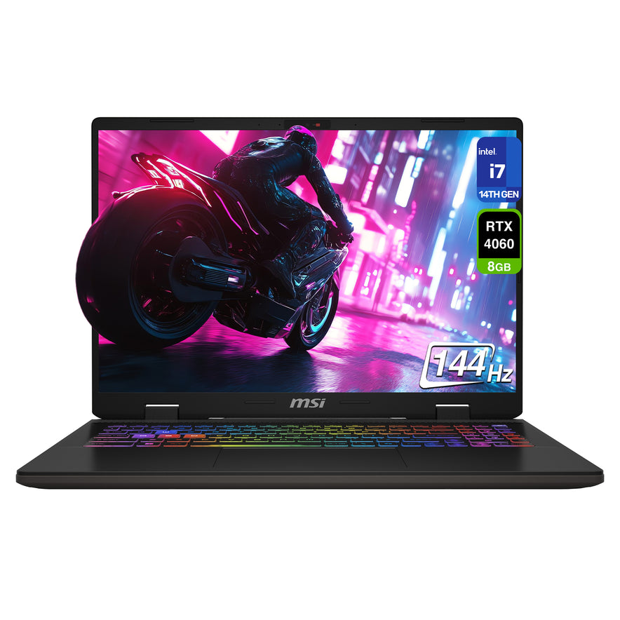 MSI Sword 16HX Gaming Laptop, i7-14650HX, 16" FHD+ (1920x1200) 144Hz, RTX4060