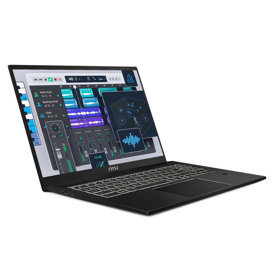 MSI Summit A16 AI+ Laptop, Ryzen AI 9-365, 16" QHD+ (2560x1600) Touchscreen, W11 Pro