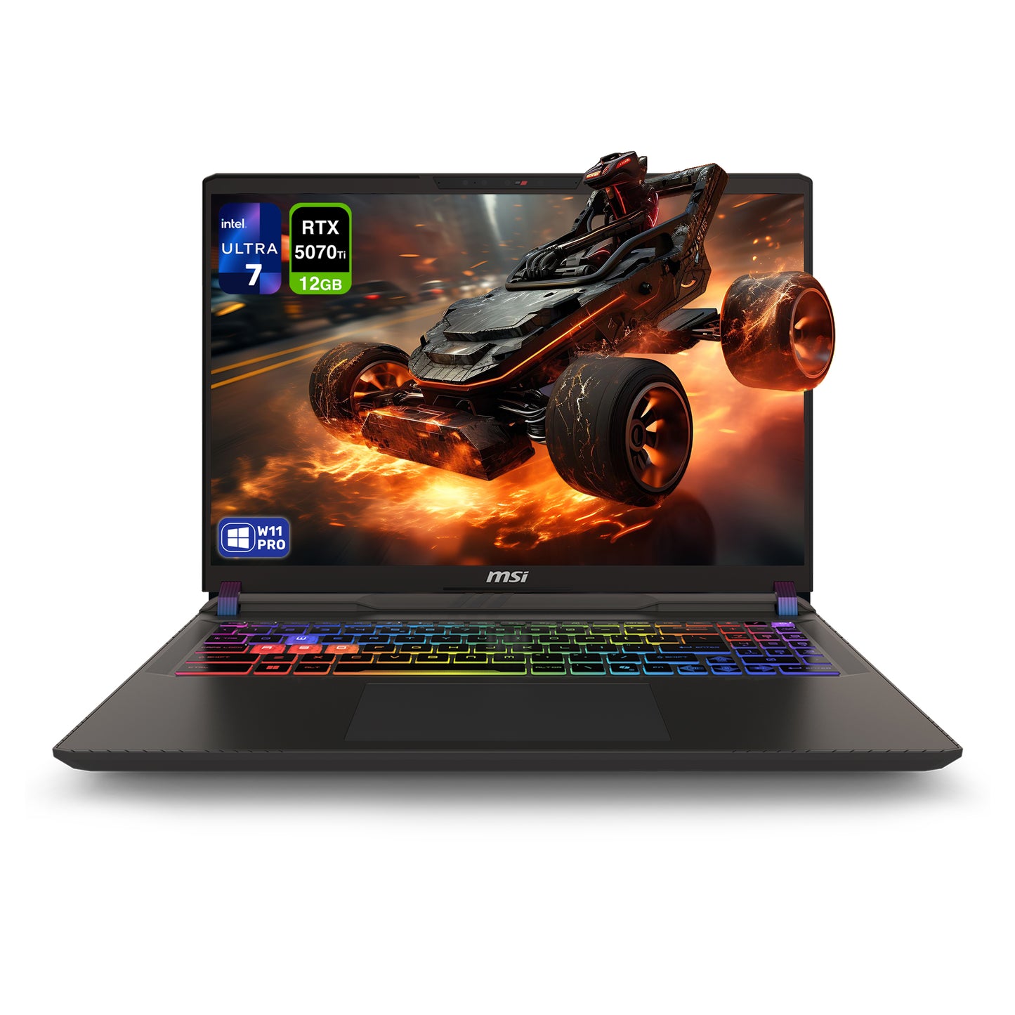 MSI Vector 16 HX AI Gaming Laptop, Ultra 7-255HX, 16” FHD+ (1920x1200) 144Hz RTX 5070Ti