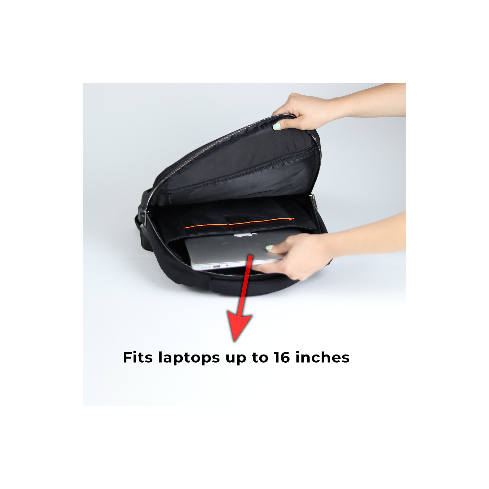 NPO Success Laptop Backpack, With USB Charging Port, Fits 16"