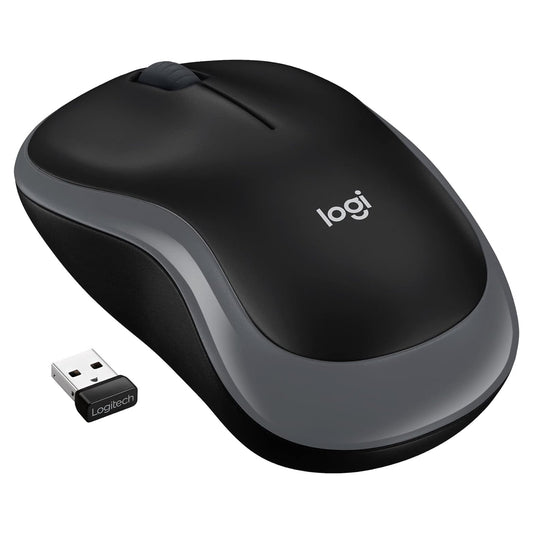 Logitech M185 Wireless Mouse - Swift Gray