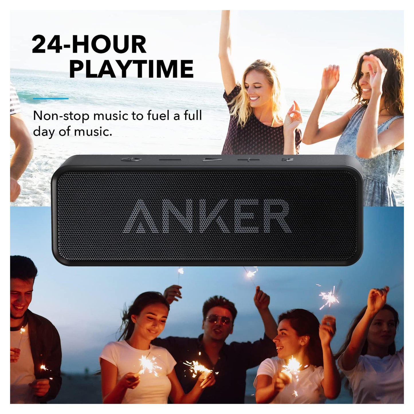 Anker Soundcore Bluetooth Speaker with IPX5 Waterproof