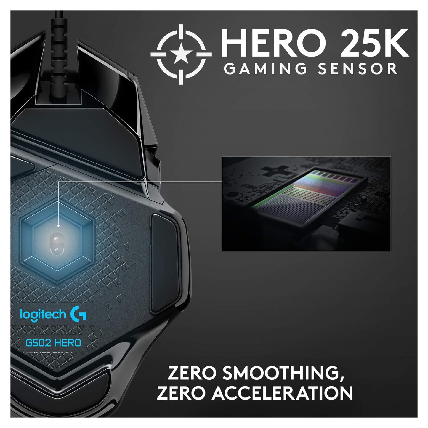 Logitech G502 HERO High Performance Wired Gaming Mouse