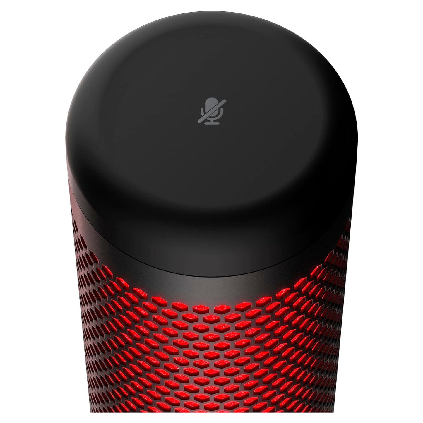HyperX QuadCast - USB Gaming Microphone (Black-Red) - Red Lighting