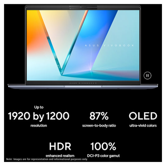 ASUS Vivobook S 14 Copilot+ Laptop, Ultra 7-258V, 14" WUXGA (1920x1200)