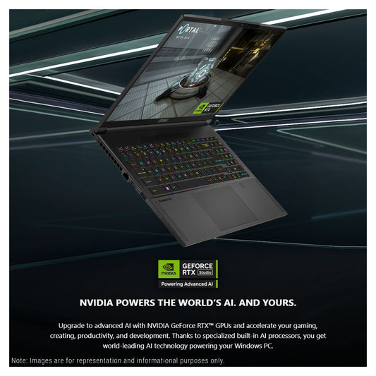 MSI Creator A16 AI+ Gaming Laptop, Ryzen AI 9-365, 16" QHD+ (2560x1600) RTX 4060, W11 Pro, (Used-Good)