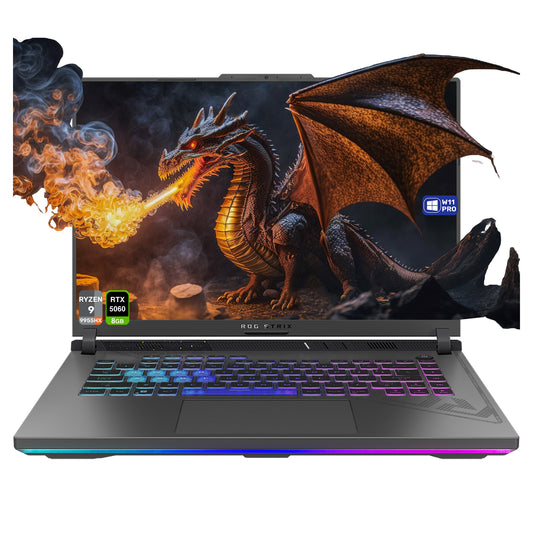 ASUS ROG Strix G18 Gaming Laptop, Ryzen 9-8940HX, 18" 2.5K (2560x1600) 240Hz, RTX 5060