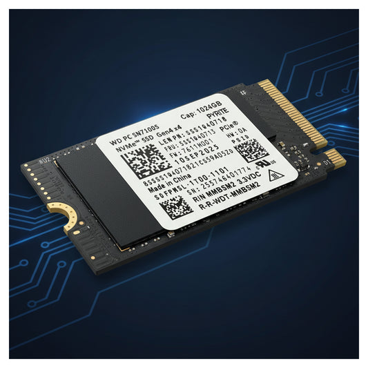Western Digital PC SN7100S NVMe 2242 SSD 1024GB Gen 4x4 SDFPMSL-1T00-1101