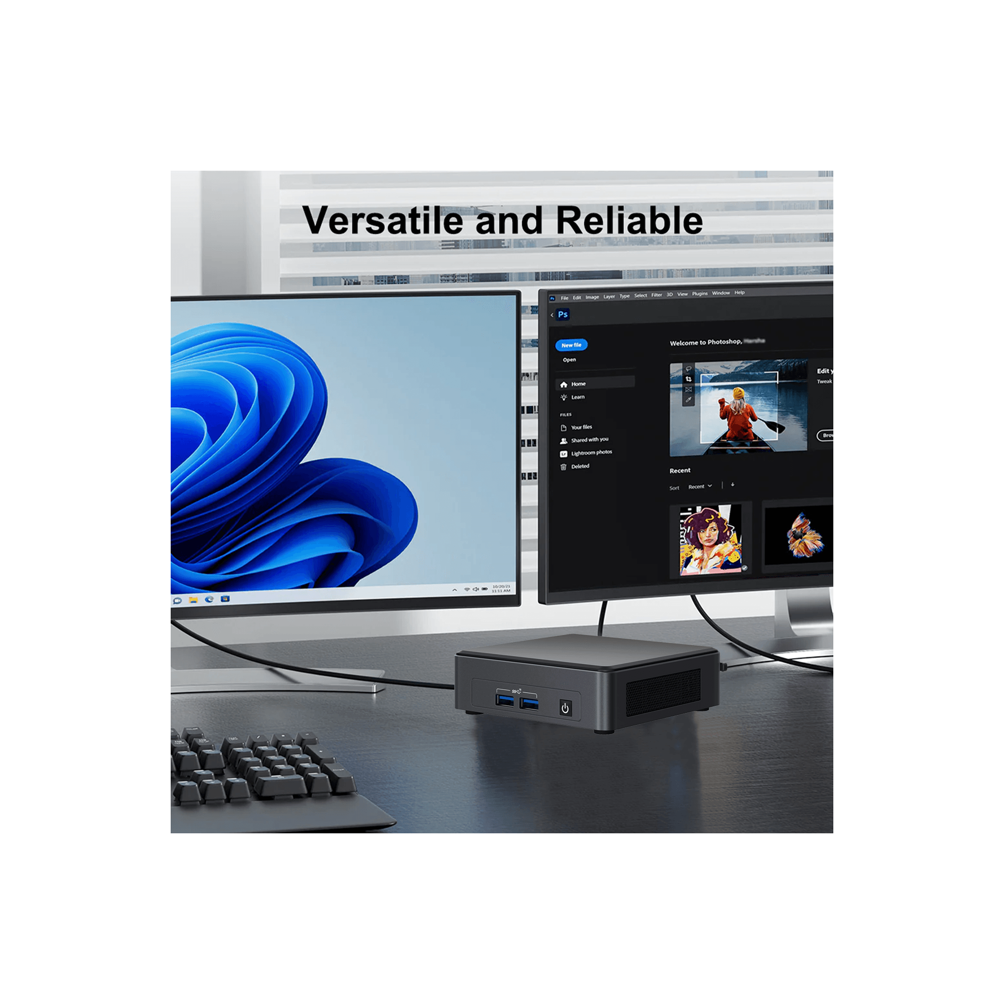 Intel NUC 11 Pro Slim Kit , Intel Core i7-1165G7, Wifi-6, Bluetooth, Windows 11 Pro, Mini PC