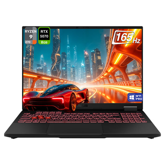 ASUS TUF A16 Copilot+ Gaming Laptop, Ryzen AI 9 270, 16" FHD+ (1920x1200) 165Hz RTX5070, W11 Pro (Used-Like New)