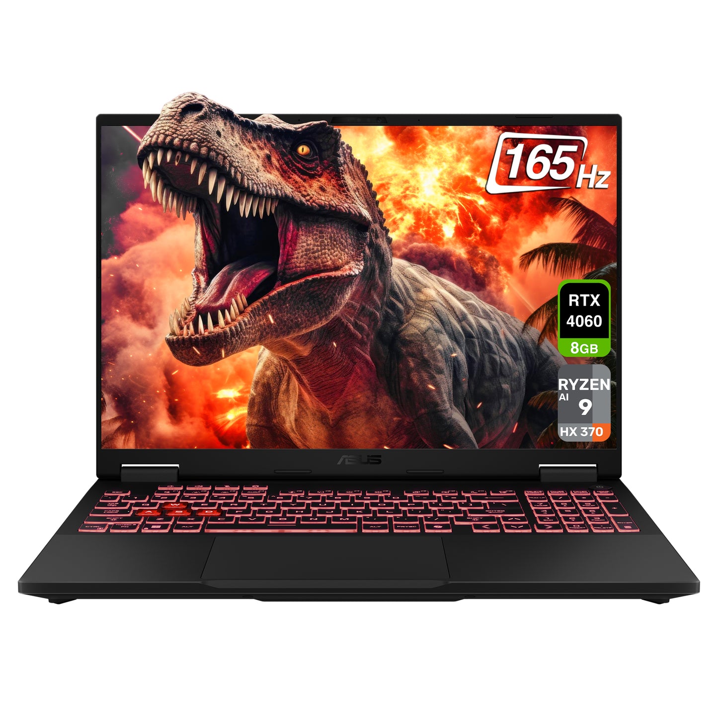 ASUS TUF A16 Copilot+ Gaming Laptop, Ryzen AI 9 HX 370, 16" WQXGA (2560x1600) 165Hz, RTX4060