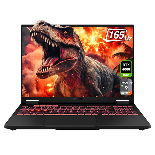 ASUS TUF A16 Copilot+ Gaming Laptop, Ryzen AI 9 HX 370, 16" WQXGA (2560x1600) 165Hz, RTX4060