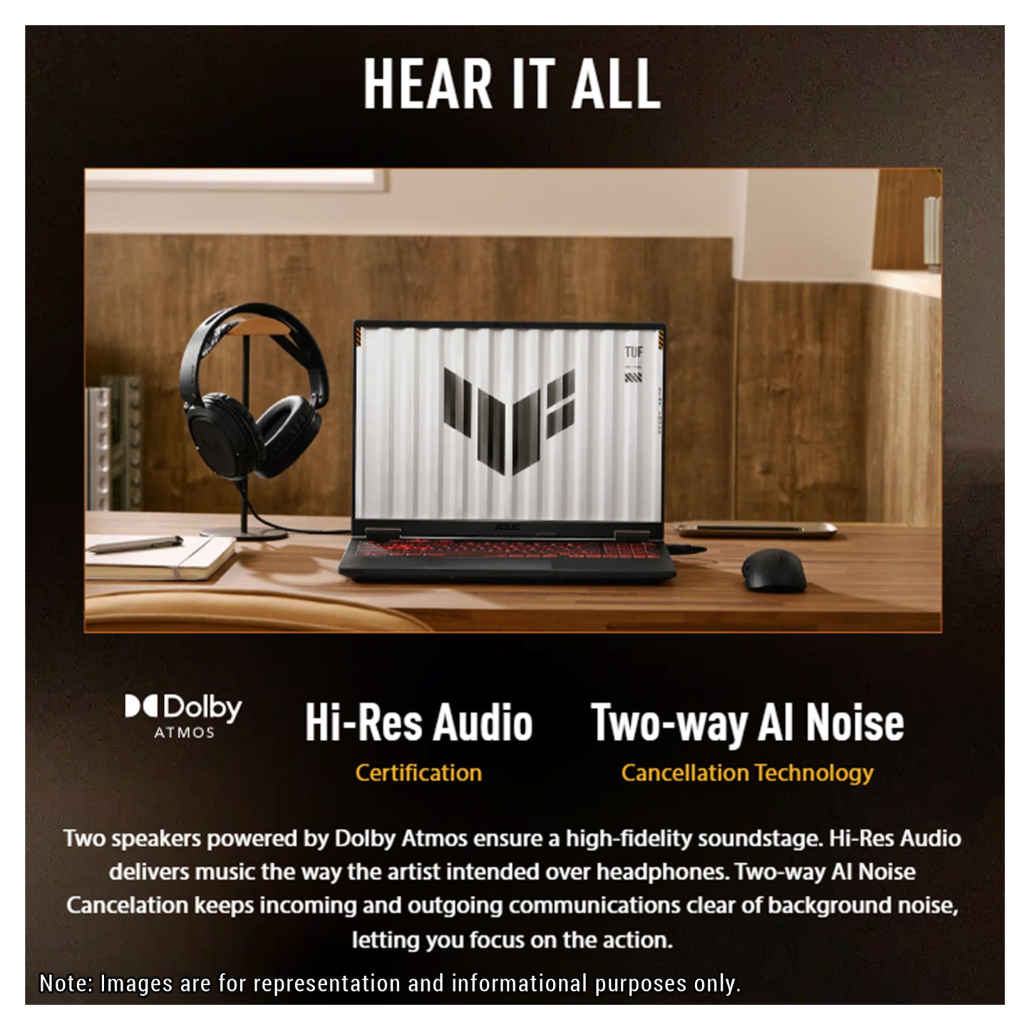 ASUS TUF A16 Copilot+ Gaming Laptop, Ryzen AI 9 270, 16" FHD+ (1920x1200) 165Hz RTX5070, W11 Pro (Used-Like New)