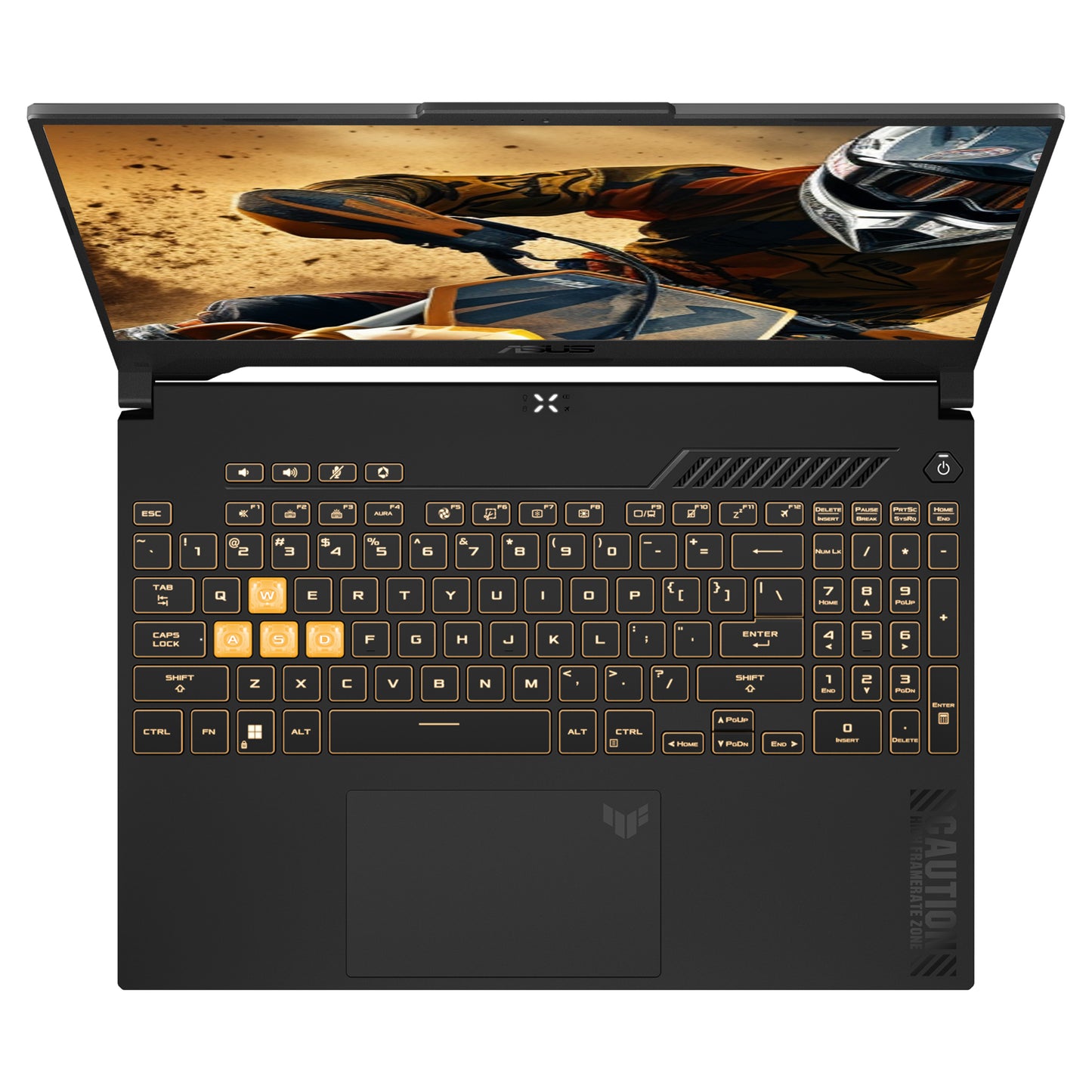 ASUS TUF Gaming F15 Gaming Laptop, i5-12500H, 15.6" FHD (1920x1080) 144Hz, RTX3050, 1-Zone RGB Keyboard