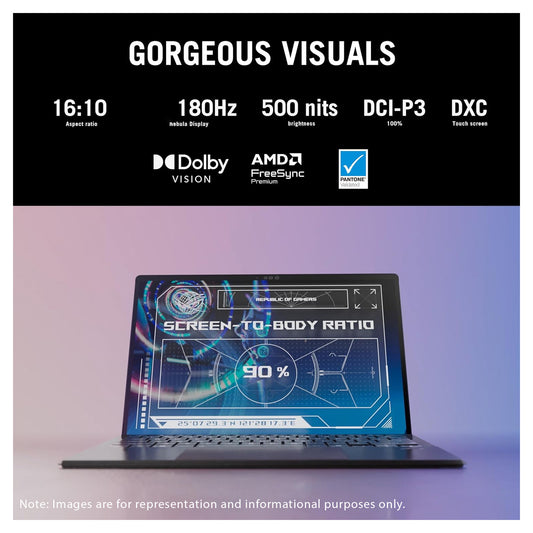 Asus ROG Flow Z13 2-in-1 Gaming Laptop, Ryzen AI MAX 390, 13.4'' 2.5K (2560x1600) 180Hz Touchscreen, Radeon Graphics