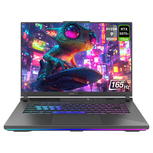 ASUS ROG Strix G16 Gaming Laptop, Ryzen 9-8940HX,16" WUXGA (1920x1200) 165Hz,RTX 5070Ti