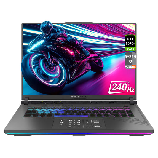 ASUS ROG Strix G16 Gaming Laptop, Ryzen 9-9955HX, 16" 2.5K (2560x1600) RTX 5070Ti