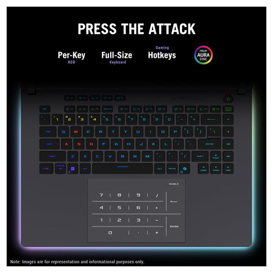 ASUS ROG Strix G16 Gaming Laptop, Ultra 9-275HX, 16" 2.5K (2560x1600) RTX 5080 (Used-Good)