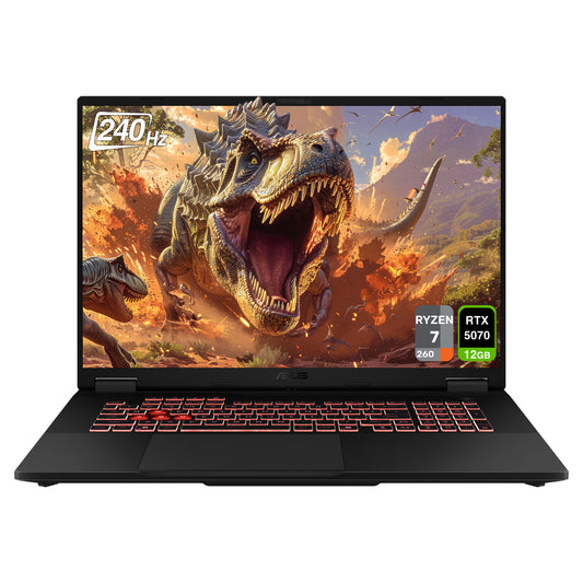 ASUS TUF A18 Gaming Laptop, Ryzen 7-260, 18" 2.5K (2560x1600) 240Hz, RTX5070, W11Home (Used-Like New)