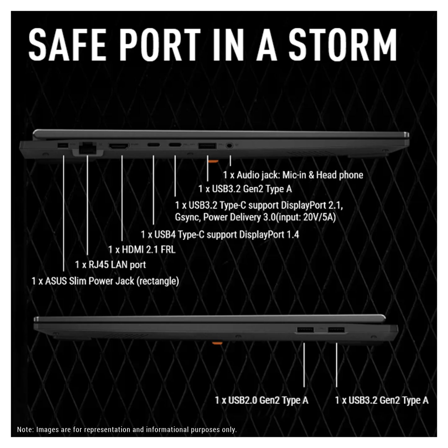 ASUS TUF A18 Gaming Laptop, Ryzen 7-260, 18" 2.5K (2560x1600) 240Hz, RTX 5070