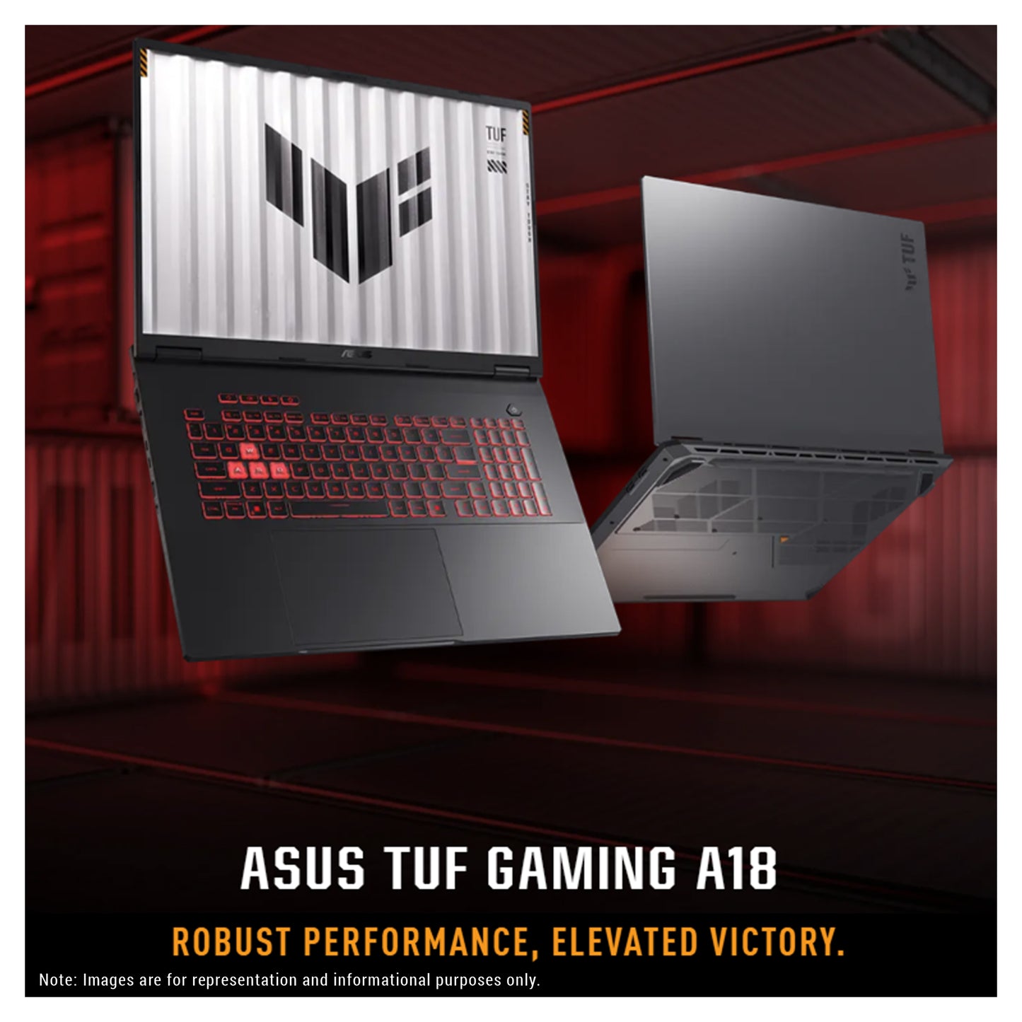 ASUS TUF A18 Gaming Laptop, Ryzen 7-260, 18" 2.5K (2560x1600) 240Hz, RTX 5070
