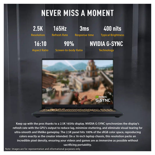 Asus Tuf F16 Gaming Laptop, i7-14650HX, 16'' FHD+ (1920x1200) 165Hz, RTX5060