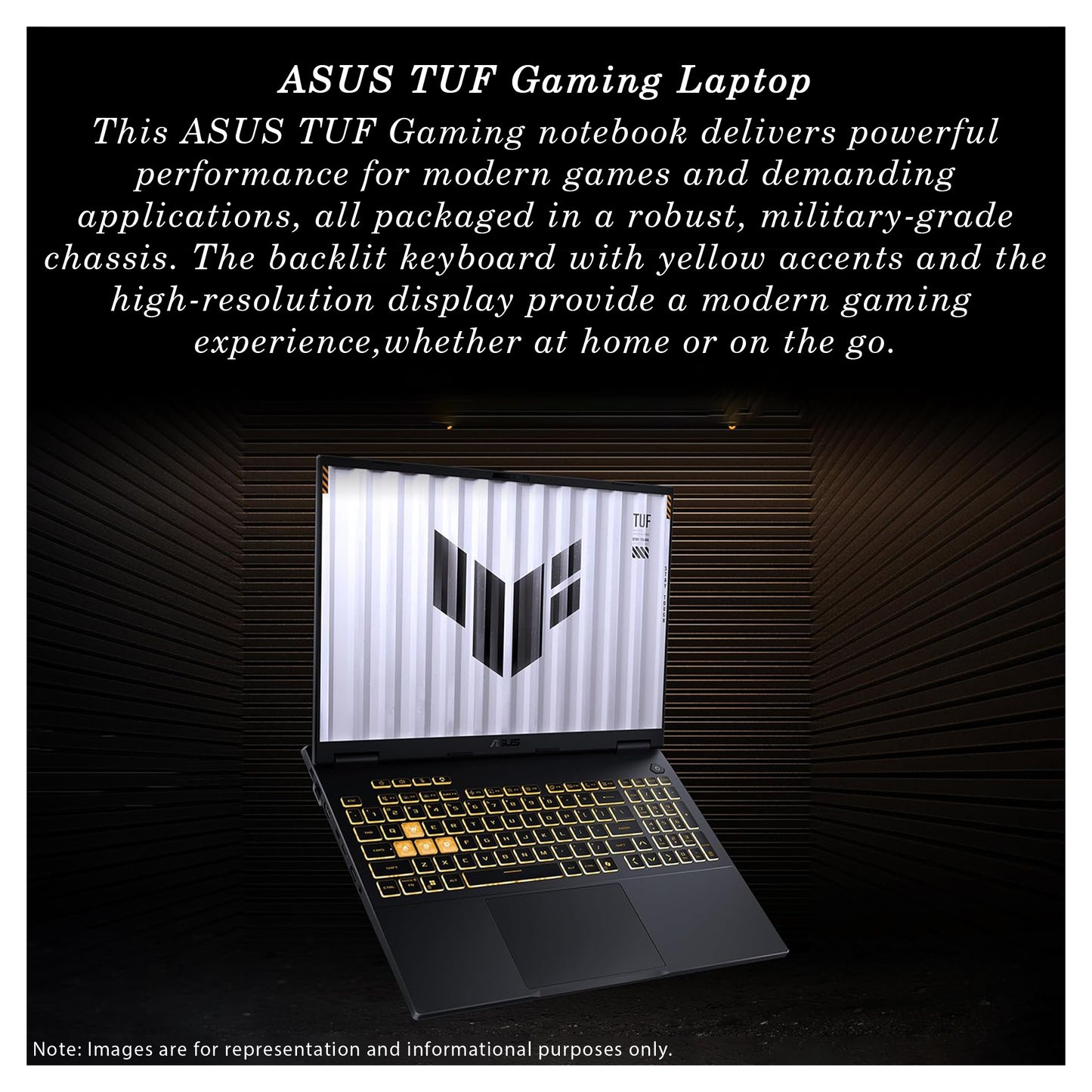 Asus TUF F16 Gaming Laptop, i7-14650HX, 16'' WUXGA (1920x1200) 165Hz RTX 5070
