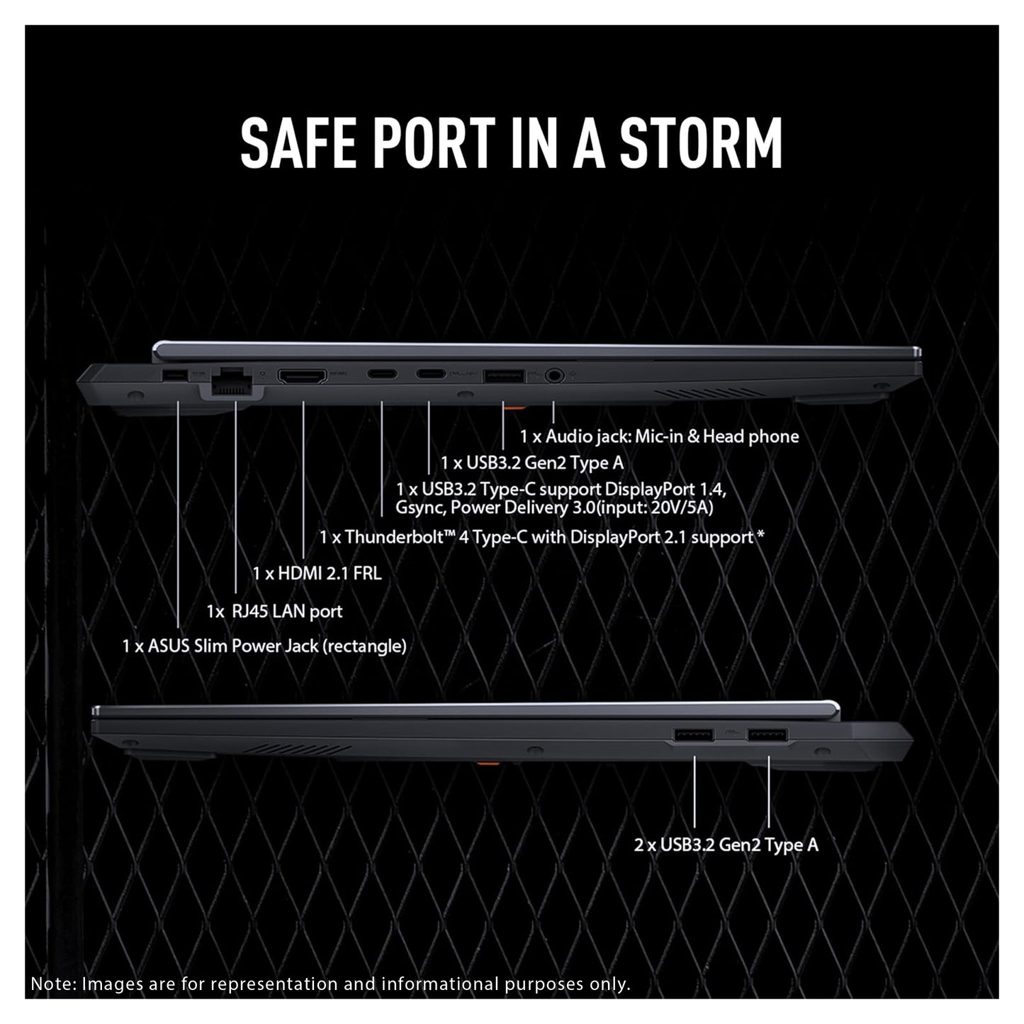 Asus TUF F16 Gaming Laptop, i7-14650HX, 16'' WUXGA (1920x1200) 165Hz RTX 5070