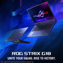 ASUS ROG Strix G18 Gaming Laptop, Ryzen 9-8940HX, 18" 2.5K (2560x1600) 240Hz, RTX5070 (Used-Like New)