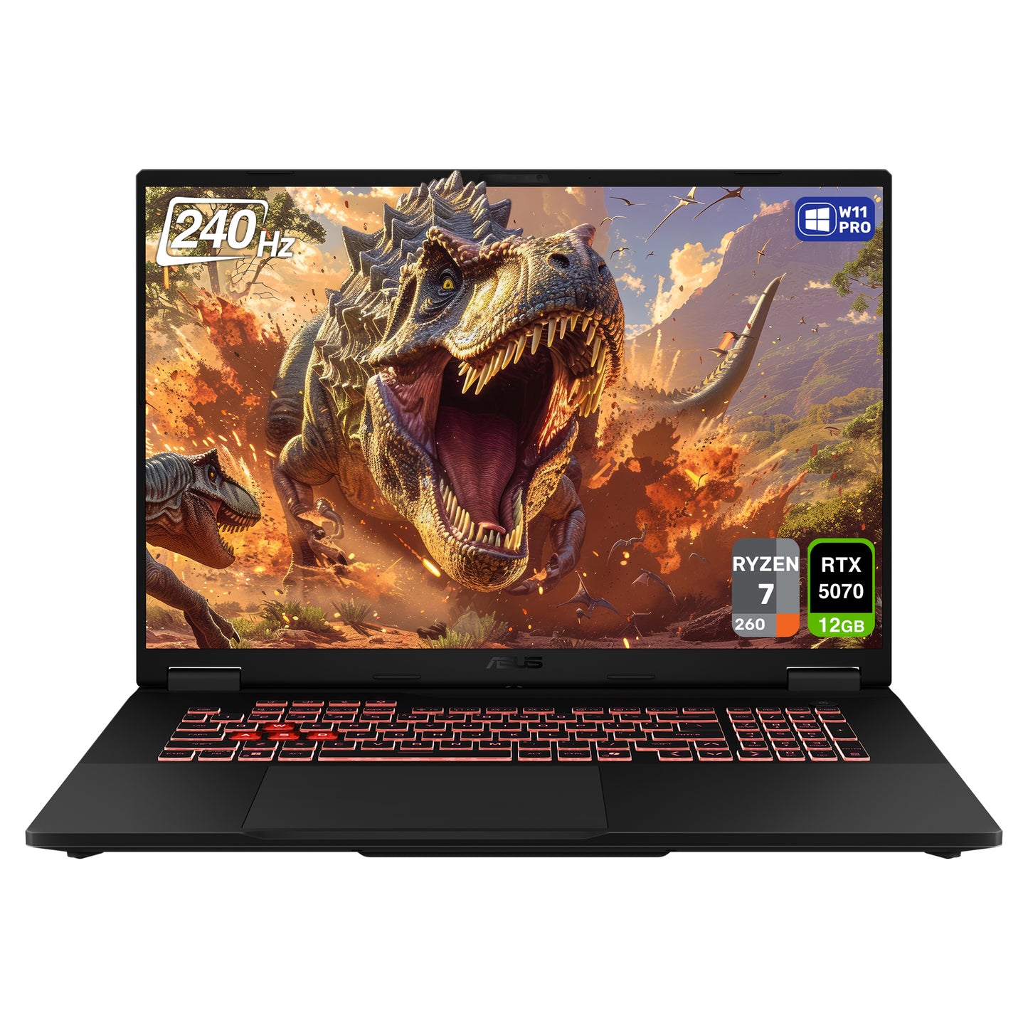 ASUS TUF A18 Gaming Laptop, Ryzen 7-260, 18" 2.5K (2560x1600) 240Hz, RTX 5070