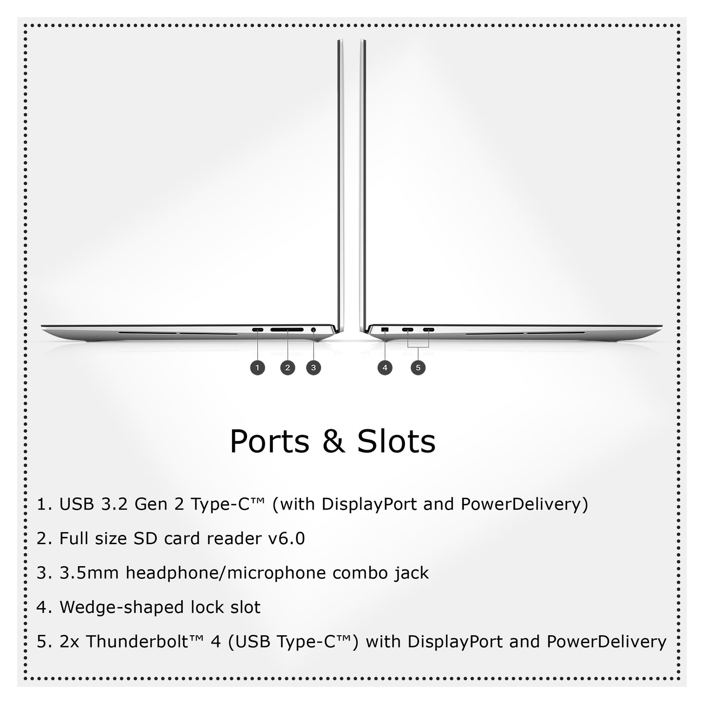 Dell XPS 15 9530 Laptop, i7-13900H, 15.6" FullHD+, RTX4060, Fingerprint Reader, W11Home (Used-Like New)