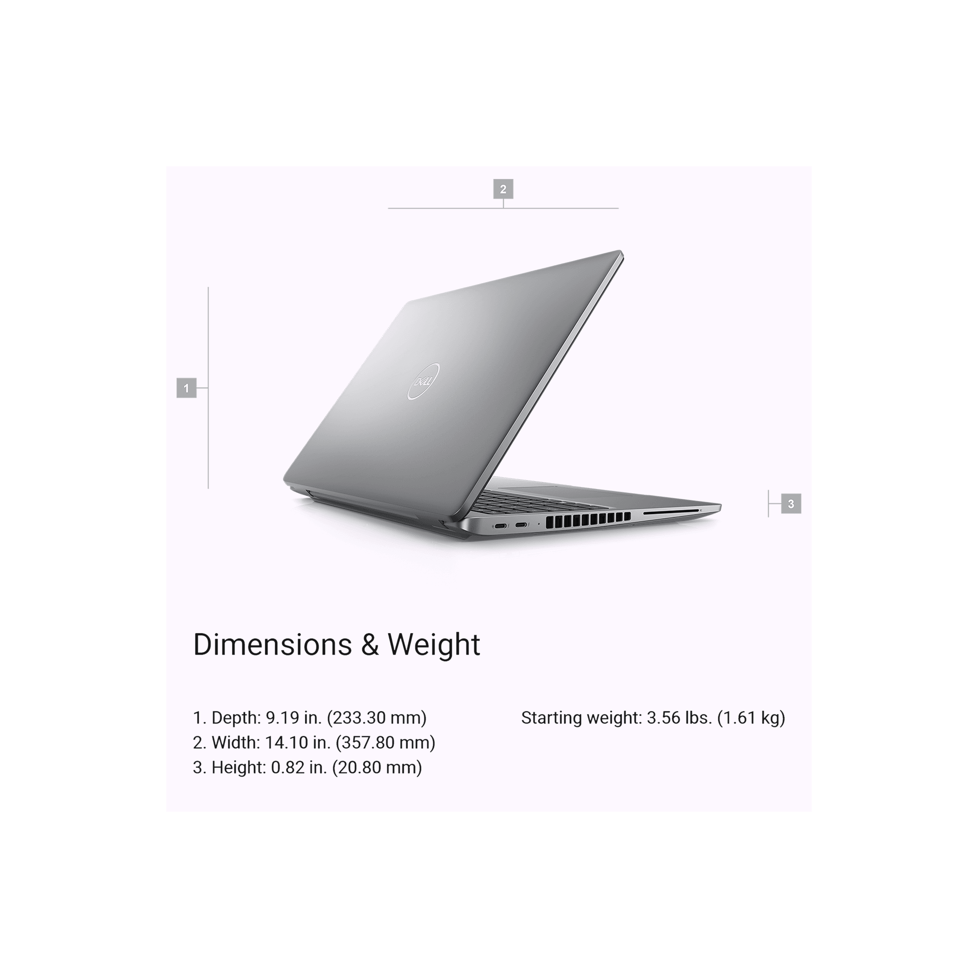 Dell Latitude 5540  Business Laptop, 13th Intel core i7-1335U, 15.6" IPS FullHD Display, Intel Iris Xe Graphics, Windows 11 Pro, Titan Gray