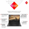 HP OMEN Gaming Laptop, 17.3" FHD Display, 13th Gen Intel Core i7-13700HX, GeForce RTX 4070, Windows 11 Home, Black - Teknoraks