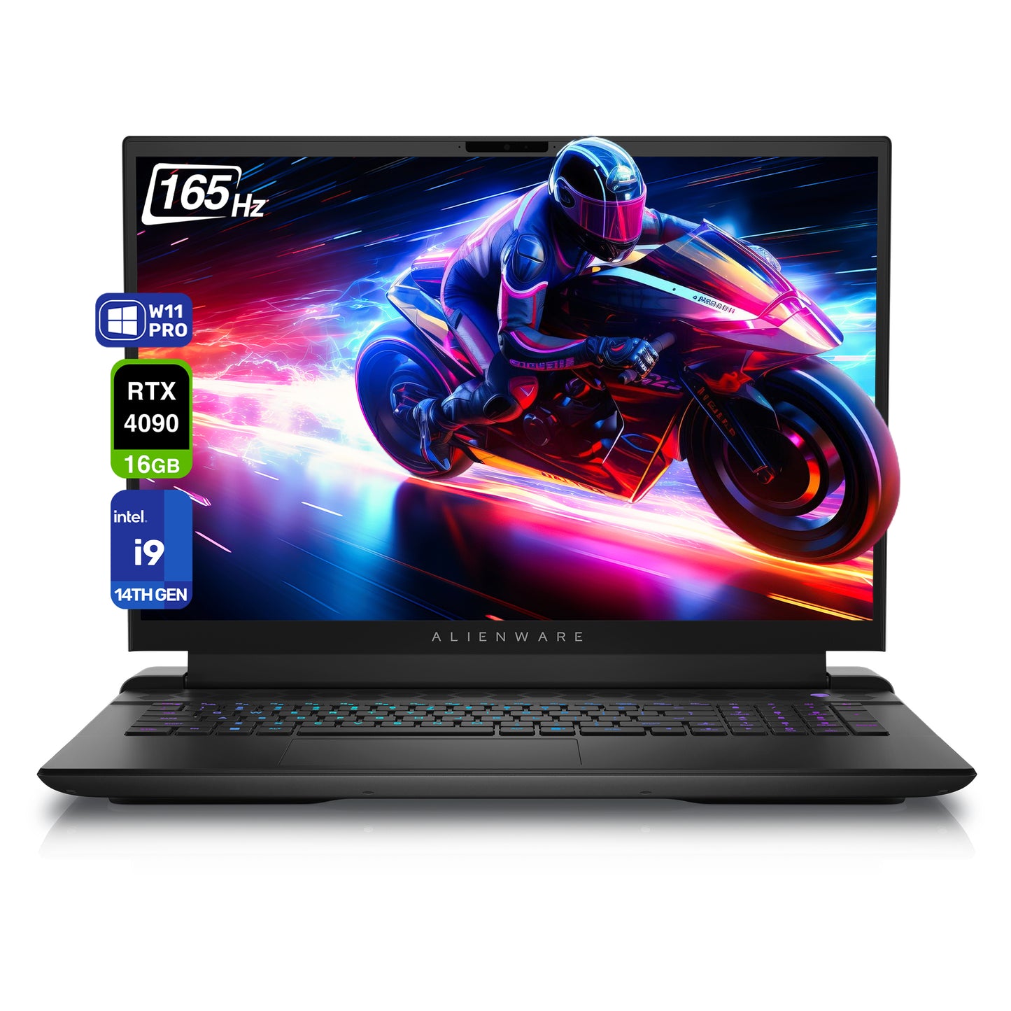 Alienware m18 R2 Gaming Laptop, i9-14900HX 14th Gen, 18" QHD+ (2560x1600), RTX4090