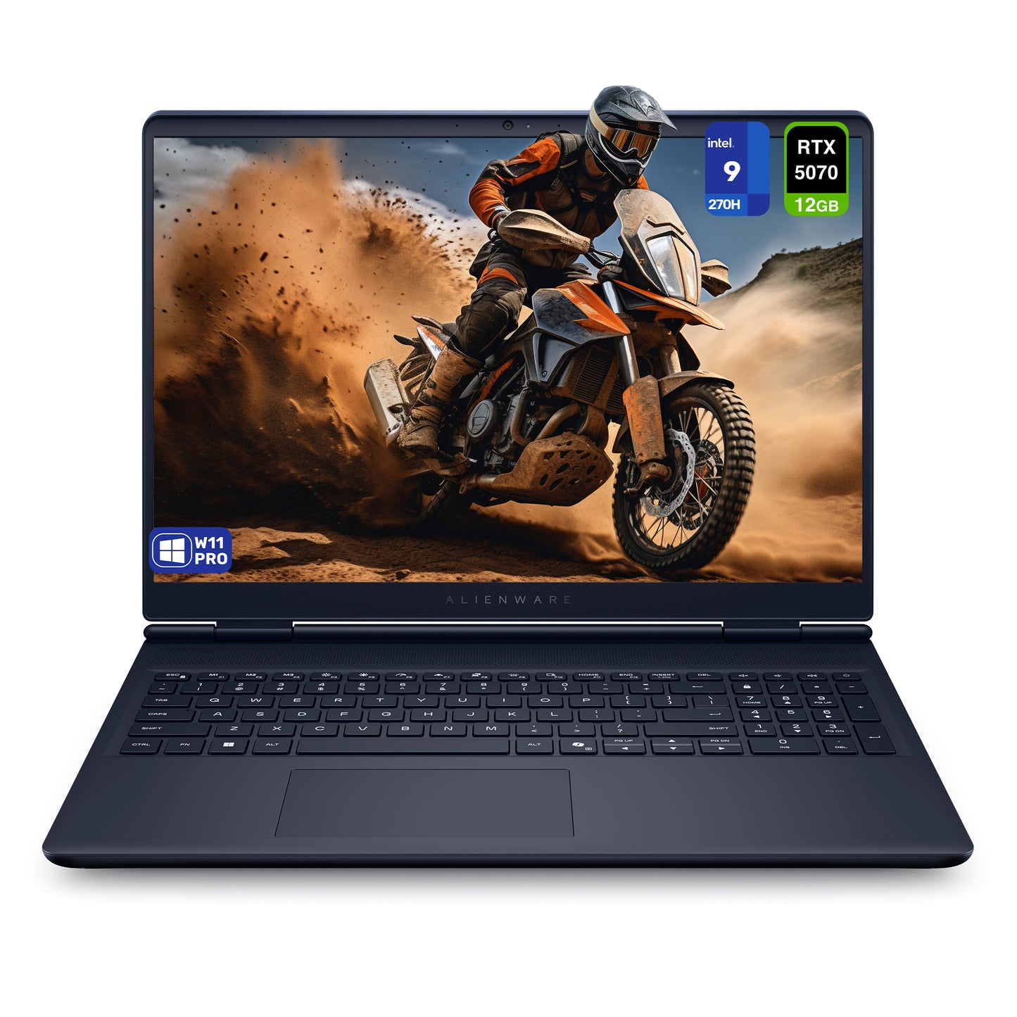Alienware 16 Aurora Gaming Laptop, Intel 9-270H, 16" WQXGA (2560x1600) 120Hz RTX 5070