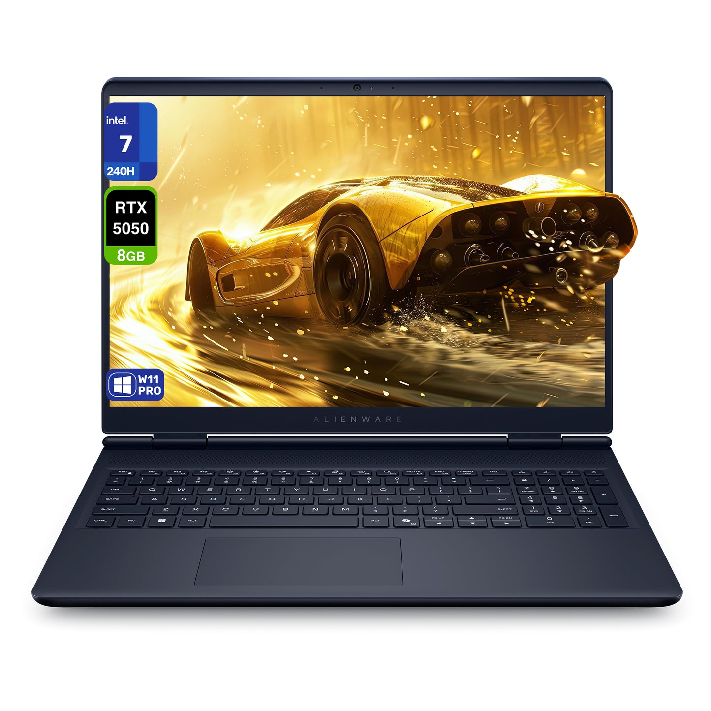 Alienware 16 Aurora Gaming Laptop, Intel 7-240H, 16'' WQXGA (2560x1600) 120Hz, RTX5050