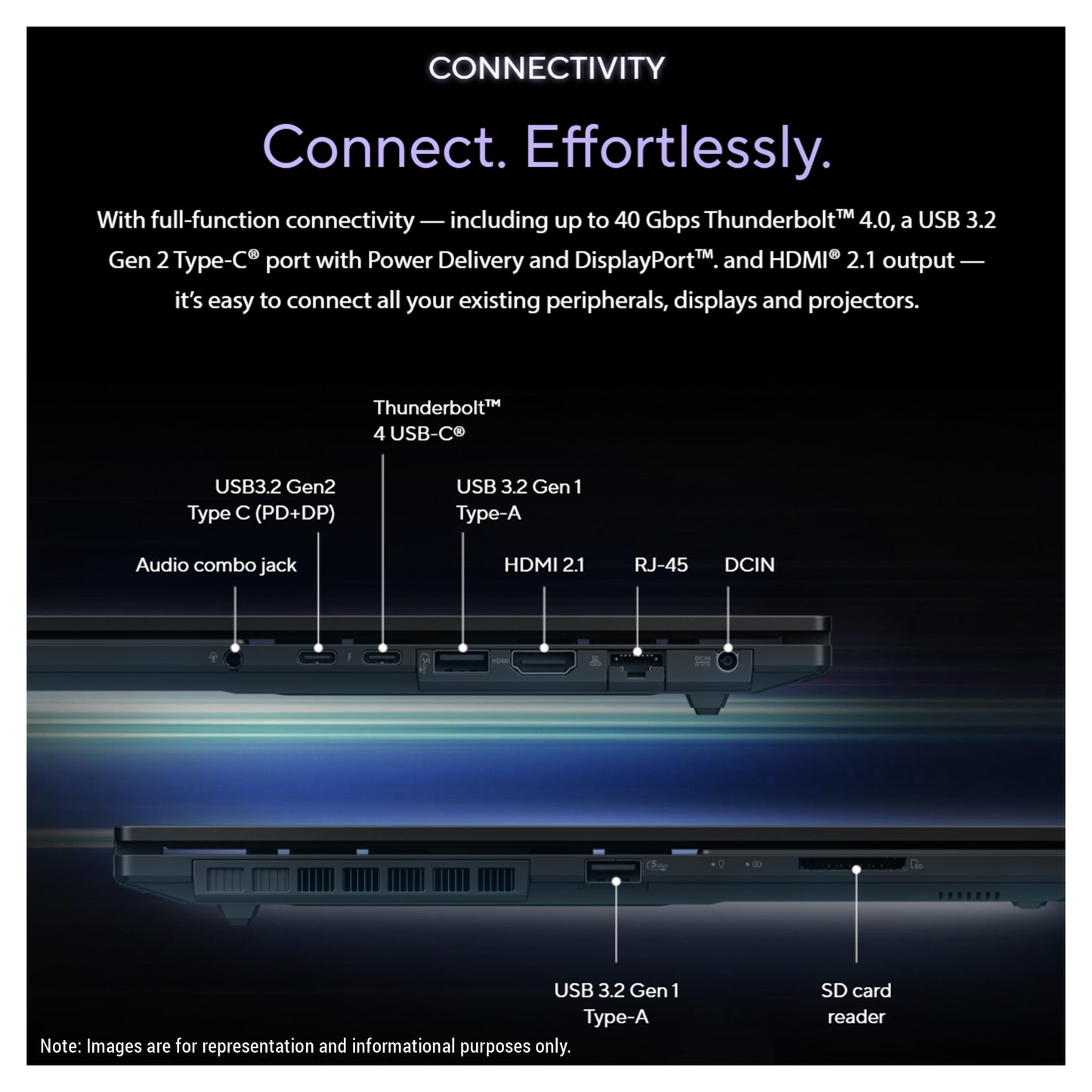 ASUS Vivobook Pro 15 OLED Laptop, Ultra 9-185H, 15.6" FHD (1920x1080), RTX3050, W11Home