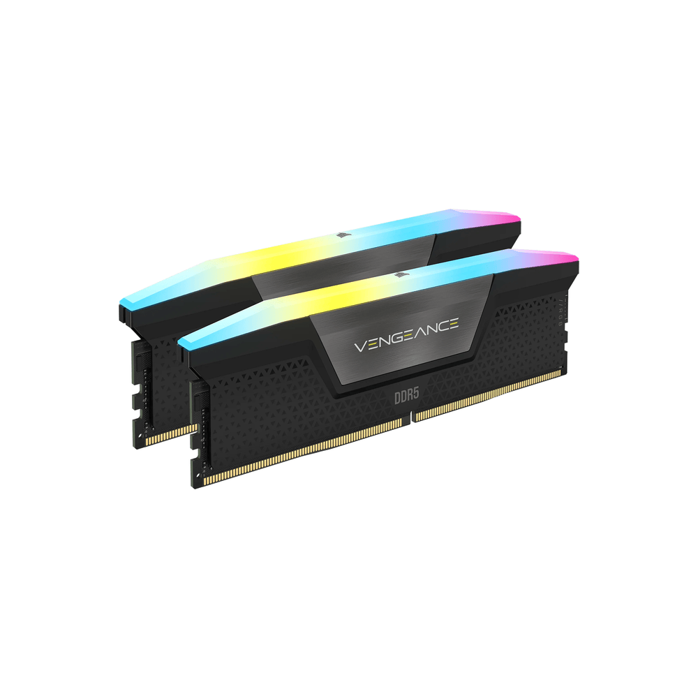 Corsair Vengeance RGB 32GB (2x16GB) DDR5 DRAM 5200MHz C40 Memory Kit (Black)